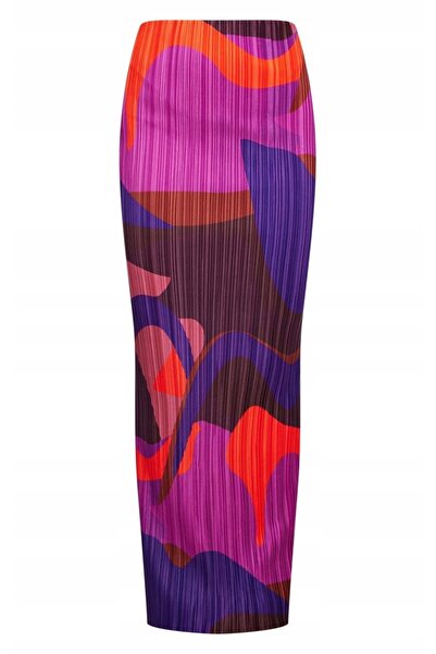NO BRAND Prettylittlething 38 Fustă maxi clasică, dreaptă, plisată, cu talie ...