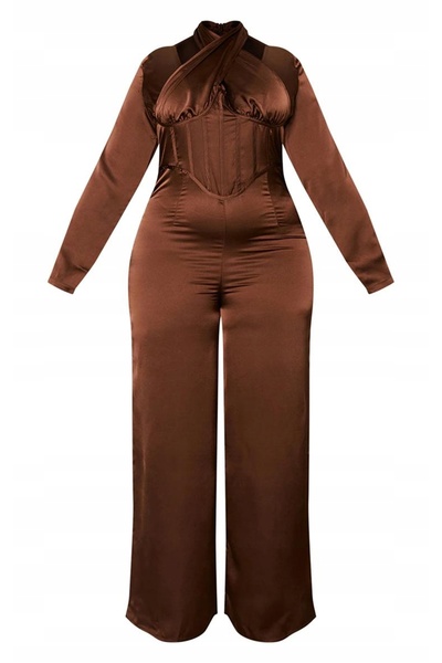 NO BRAND Salopetă din satin PRETTYLITTLETHING mărimea 46