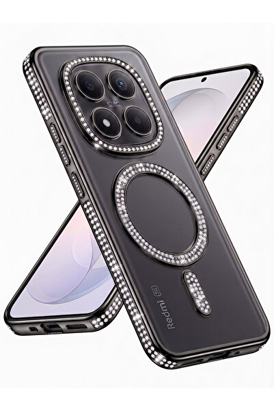 Rivor Xiaomi Redmi Note 15 Pro 4G Uyumlu Kılıf Kamera Korumalı Simli Magsafe ...