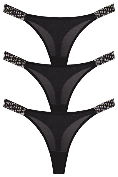 papatya lingerie Бели Стоун Дизайнерски прашки от блестяща материя джърси с п...