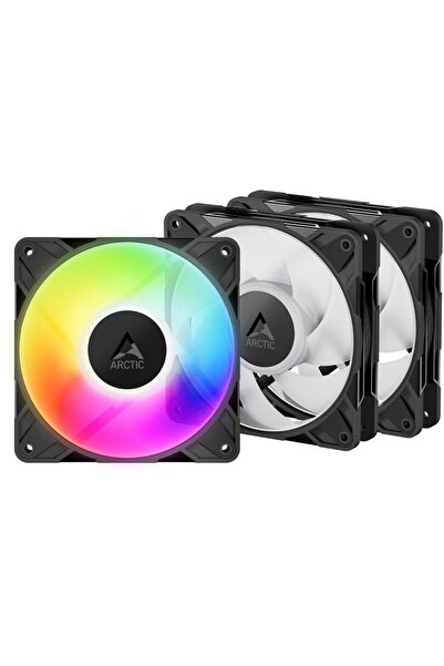 Arctic P12 Pro A-RGB LN 3x120mm PWM Fan Kit, 2000 RPM, Black