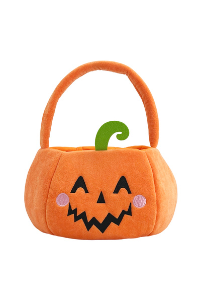 Party Magic Halloween Plush Pumpkin Bag 25x15cm