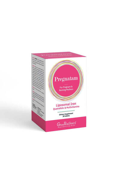 GLOW RADIANCE Pregnatam, Supports Prenatal Health and Nourishment, Tab, 30'S