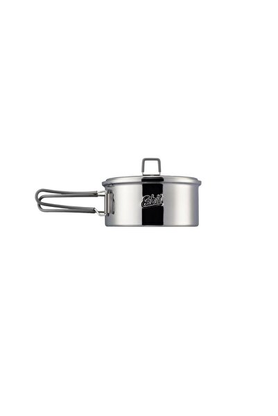 Esbit Σκεύος Μαγειρέματος Camping Pot With Lid Hanger 1100ml Stainless Steel ...