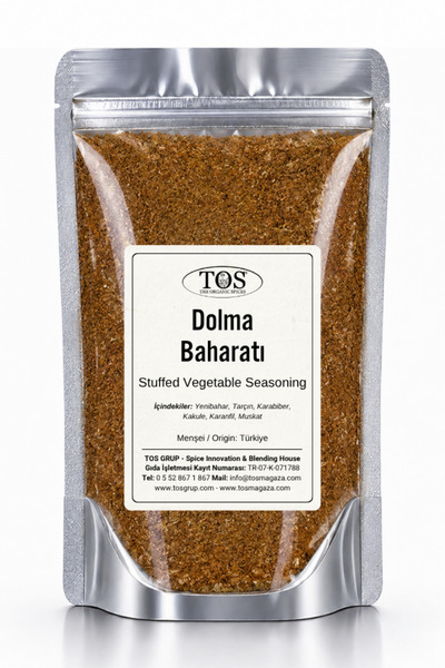 TOS The Organic Spices Dolma Baharatı 100 gr Dolma Spice Blend - Premium Quality