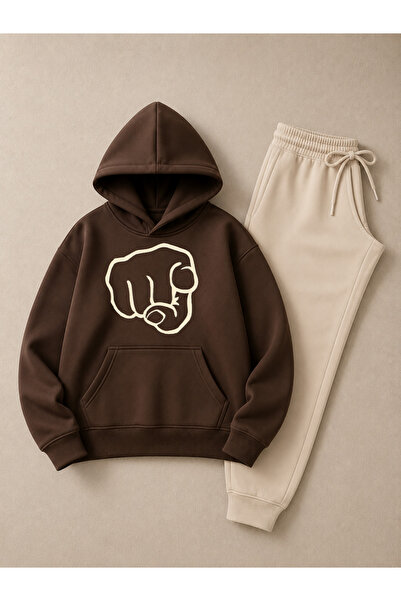 COMANCHERO Unisex Point Print Winter Tracksuit Set
