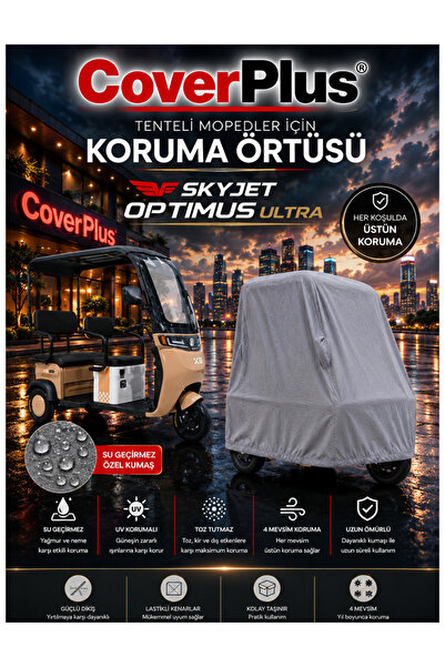 CoverPlus Skyjet Optimus Ultra 3-Wheel Electric Moped Compatible Waterproof C...
