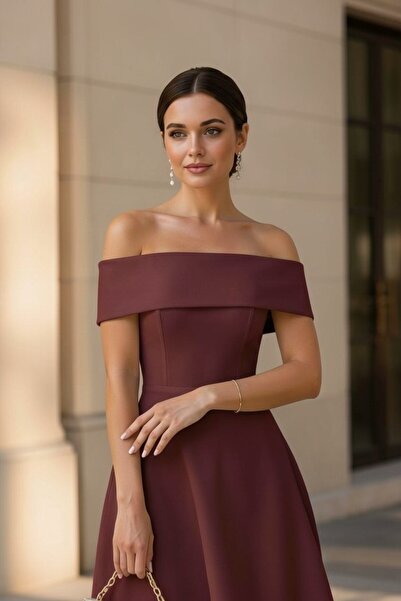 ENDAMIM Strapless Long Evening Dress Flared Skirt Zipper Wedding Engagement G...