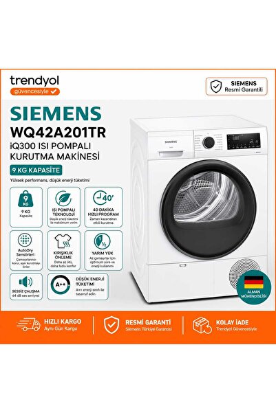 Siemens WQ42A201TR 9KG KURUTMA