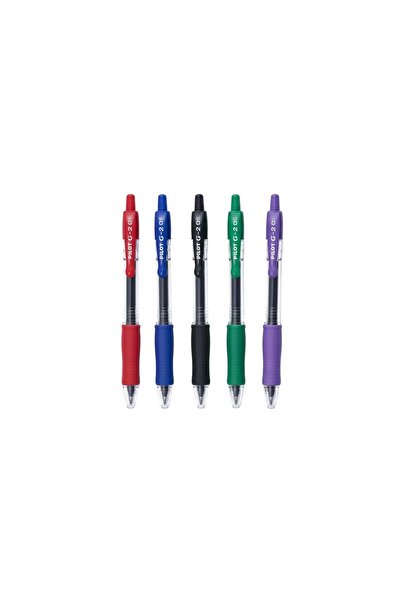 Pilot طقم أقلام بايلوت G2 – كتابة سلسة ومريحة، 5 قطع