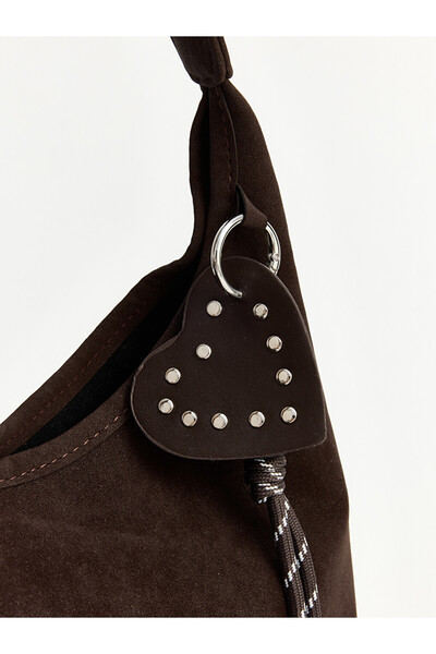 LC Waikiki Suede women's shoulder bag