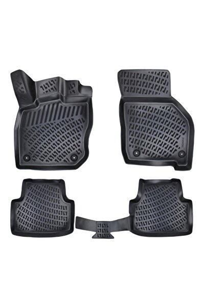 DELUXETUNING Set covorase auto cauciuc Skoda Octavia IV 2020-> forma tavita