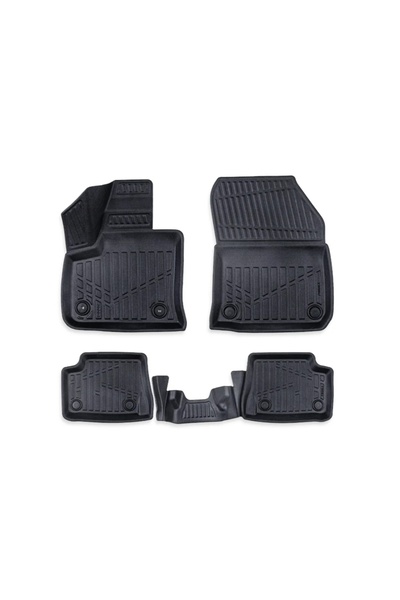 DELUXETUNING Set covorase auto cauciuc Opel Corsa F Electric 2019->, Opel Mok...