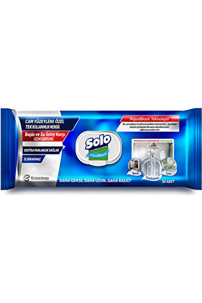Solo 1 PAKET Yüzey Temizlime Havlusu 30'lu Ultra Güç Aqua Block