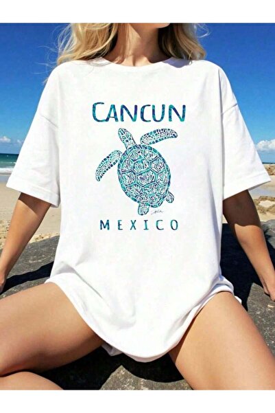 puolikuu Unisex Comfortable Fit Tshrit Printed Tshirt