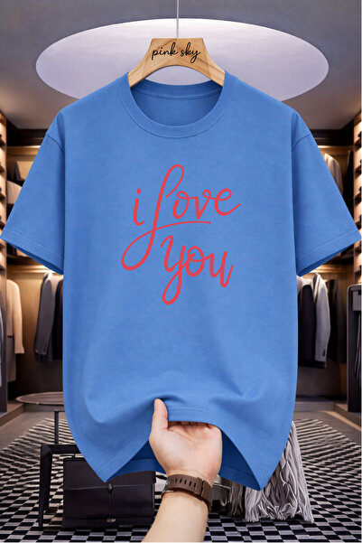 Pink Sky Premium Oversize T-Shirt 100% Cotton Unisex Comfortable Fit Trending...