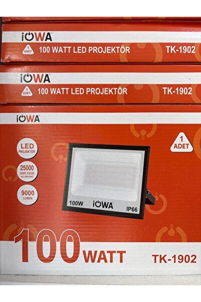 100 w led projektör