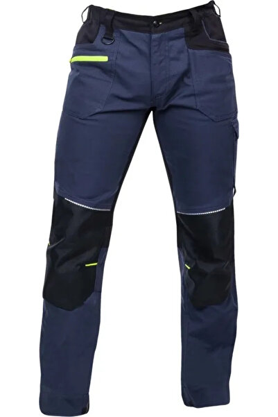 ardon Work trousers in Cotton and Elastane, with reflective elements, 4XSTRET...