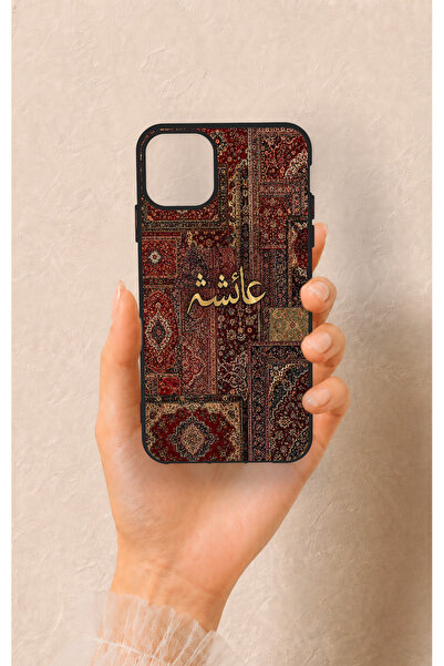Vip Case iPhone 11 Pro Max Uyumlu Vintage Halı Desenli Silikon Kılıf