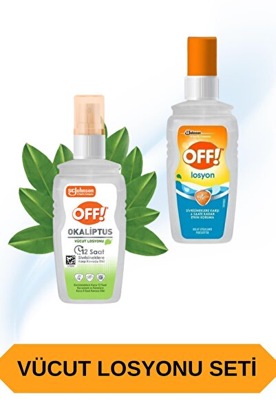 OFF Okaliptus Sinek & Kene Kovucu Losyon ve Sinekkovar Losyon 100ml Set