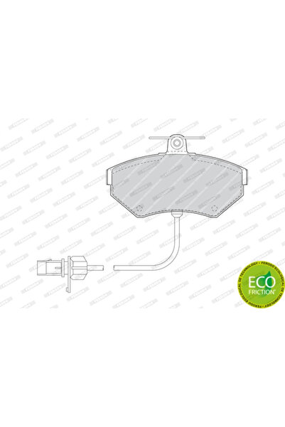 FERODO Set Placute Frana Frana Disc Audi A4 B5 Vw Passat B5 1994-2008