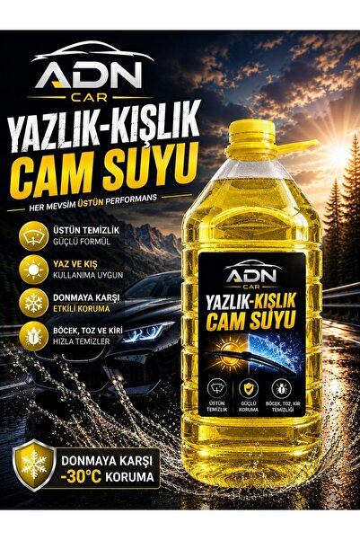 Genel Markalar YAZLIK-KIŞLIK ARAÇ CAM SUYU ÖZEL FORMÜL 5 LİTRE BEZ HEDİYELİ