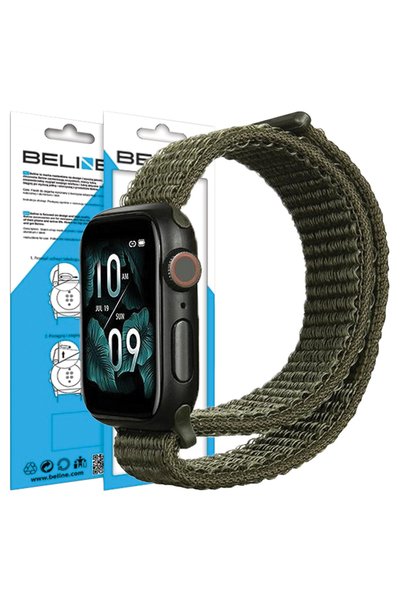 Beline Curea din nailon pentru Apple Watch 38/40/41mm, ușor de instalat