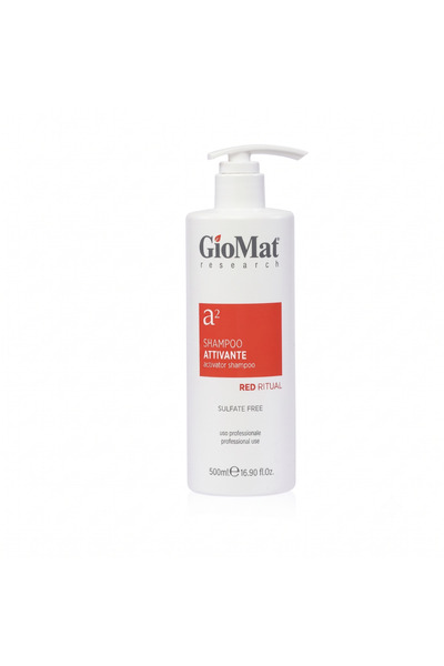 GioMat شامبو a2 علاجي خالي من الكبريتات، ينشط الشعر ويُحسّن من حيويته 500 ml