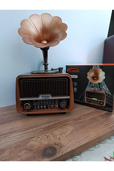 Armastr Nostajik Gramafon Bluetooth Hoparlör radyo çalar