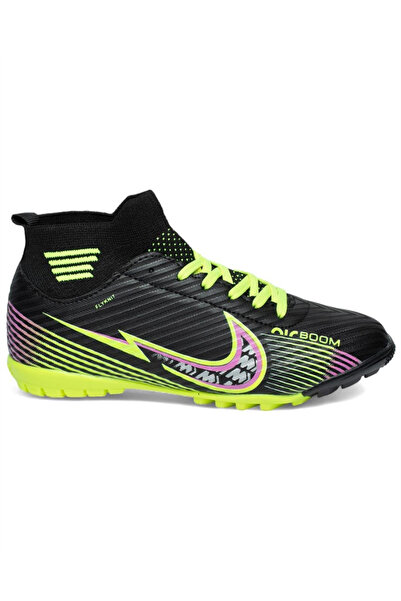 Ay Ayakkabım Twingo 585 Kids Black-Yellow (28-32) Astroturf Football Shoes