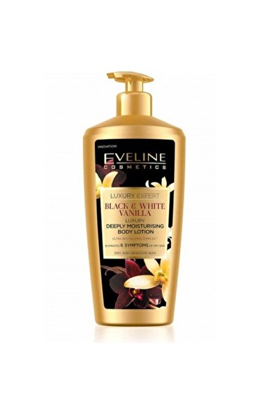 Eveline Lotiune de corp Cosmetics Luxury Expert Black & White Vanilla, 350 ml