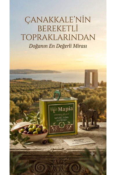MAPİA NATUREL ZEYTİNYAĞ 2 LT TENEKE KUTU
