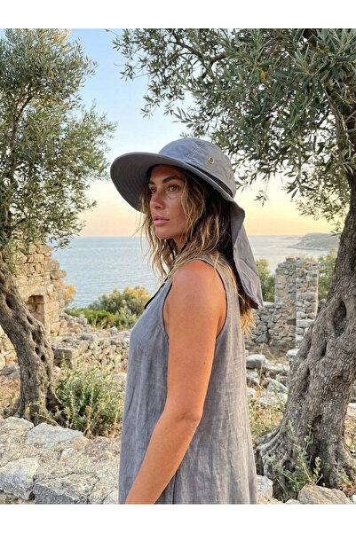 PIECE SIGNATURE Enselikli Safari Hat - Sun Protection, Quick-Drying Fabric