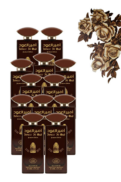 AL-HABEEB 12 قطعة من عطر أمير العود الفاخر إصدار بريميوم 100 مل