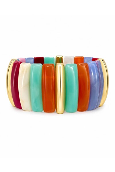 CHARMLUCKY Bone Color Rubber Bracelet
