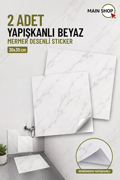 MAİN SHOP 2 bucăți autoadezive 30x30 cm – Folie de acoperire impermeabilă cu ...