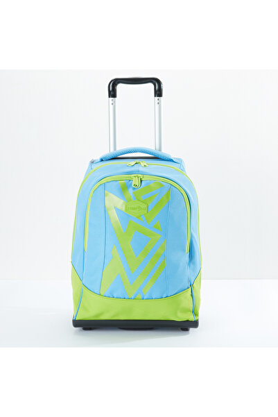 Neon Ne.On Printed Trolley Backpack with Zip Closure