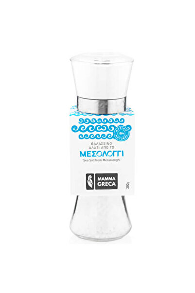 MAMMA GRECA ΑΛΑΤΙ ΜΕΣΟΛΟΓΓΙΟΥ ΧΟΝΔΡΟ 200gr. - (ΒΑΖΟ ΜΕ ΜΥΛΟ)