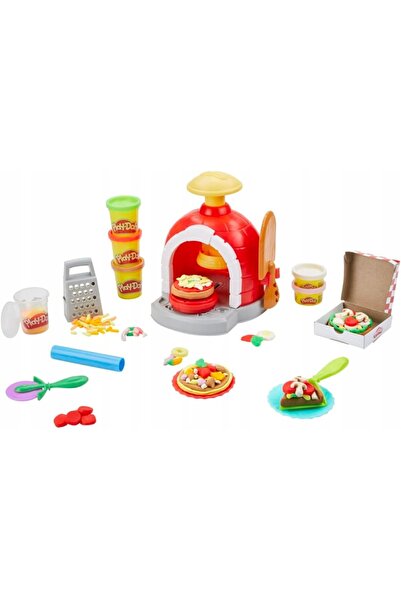Play Doh PIEC DO PIZZY CREATIVE CU TOPPING DE TORT PENTRU COPII DE LA 3 ANI I...