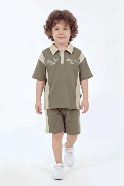 Mnk Baby&Kids Boy's 100% Cotton Printed Short Sleeve Shorts 2-Piece Set M0084...