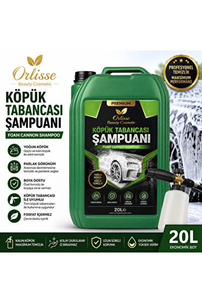 orlisse beauty cosmetic Orlisse Premium Köpük Tabancası Şampuanı 20 L – Yoğun...