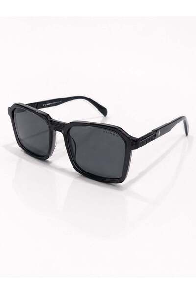 Fumes Zenith Square Sunglasses for Men & Women, Premium Black Frame with UV40...