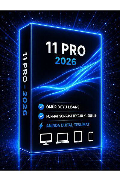 Softwear Windows11 Pro Dijital Lisans Anahtarı Key 32&64 Bit Ömür Boyu Fredos...