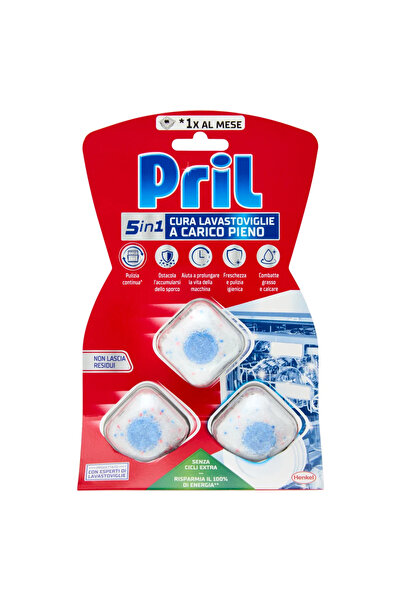Pril 5in1 Tablete pentru Întreținerea Mașinii de Spălat Vase la Încărcare Com...