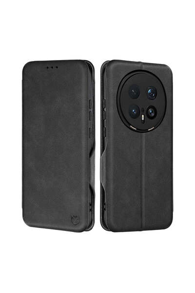 Techsuit Husa pentru Honor Magic8 Pro, Techsuit, Safe Wallet Plus, Neagra