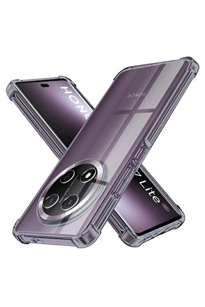 Techsuit Husă pentru Honor X9c, din silicon transparent, rezistentă la șocuri...