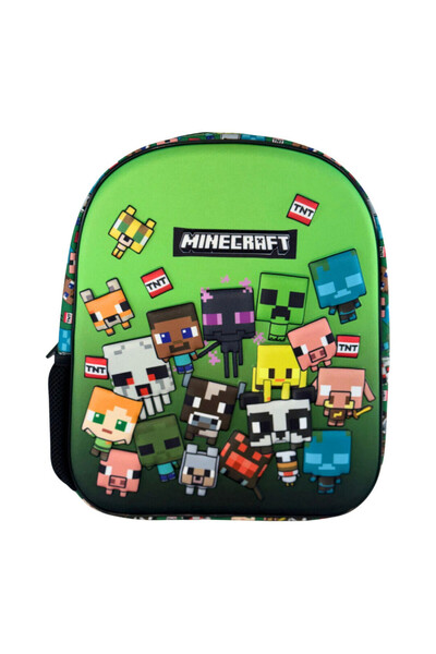 MINECRAFT Characters 3D Backpack , Bag 30 cm