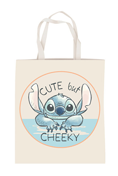Lilo and Stitch Disney Λίλο και Στιτς Τσάντα αγορών από καμβά με σχέδιο  "Che...
