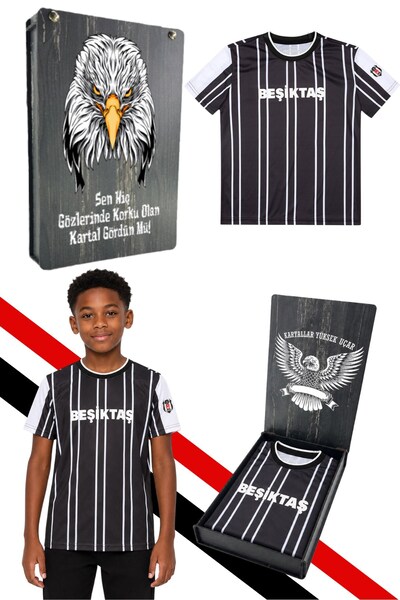 Beşiktaş Αθλητικό T-Shirt - Λευκό - Κανονική εφαρμογή