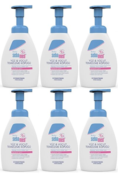 Sebamed شامبو أطفال رغوي للوجه والجسم 400 مل (درجة حموضة 5.5 للبشرة الحساسة ل...